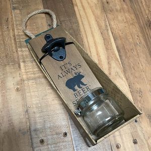 Brand new bottle opener with catcher